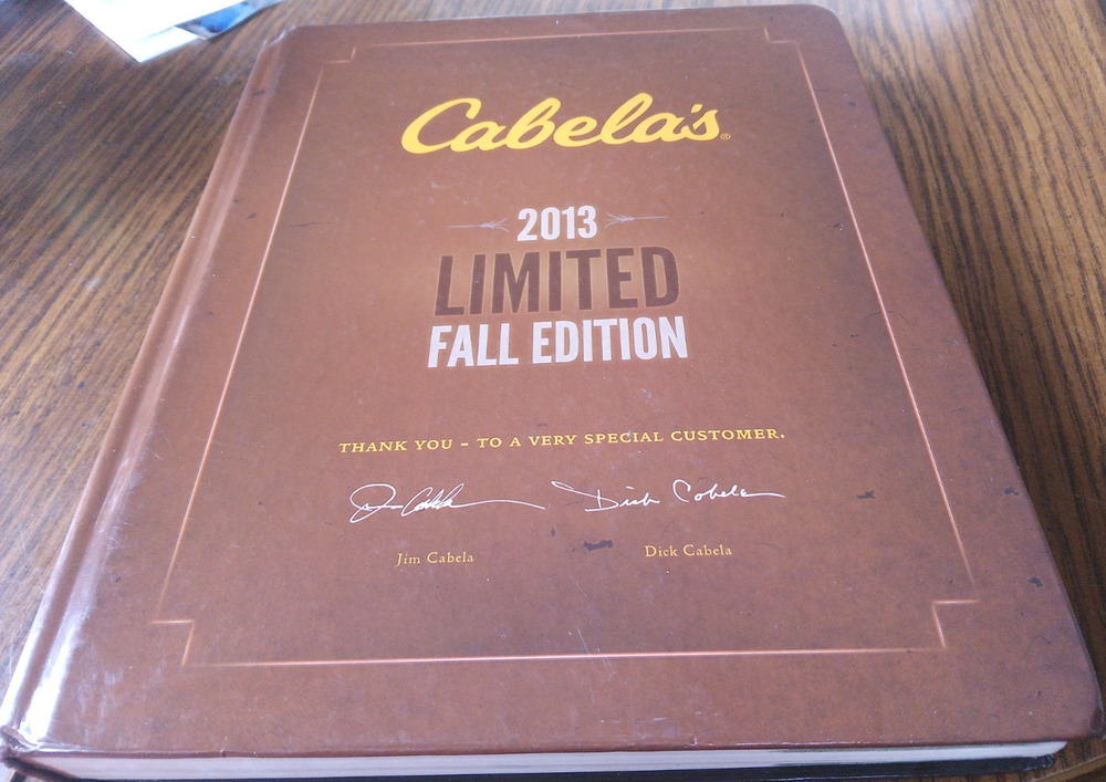 Cabela's 2013 Limited Fall Edition Hardcover Catalog